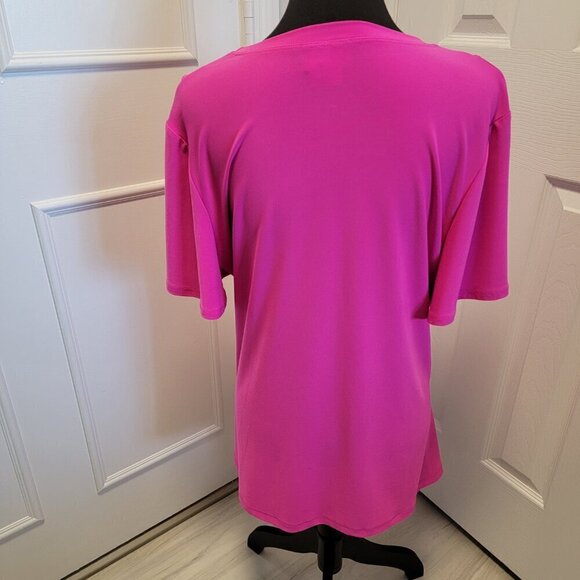 Artex Fashions Pink Tie Pullover Top Size XL NWOT - Picture 10 of 14